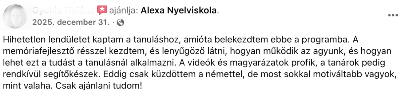 Tanítványi visszajelzés 5